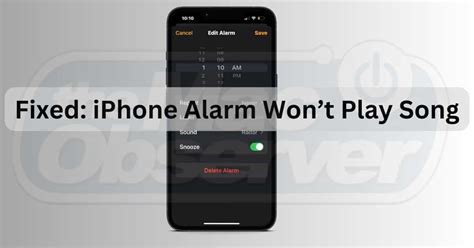 Why Won't My iPhone Alarm Play Music: A Detailed Exploration